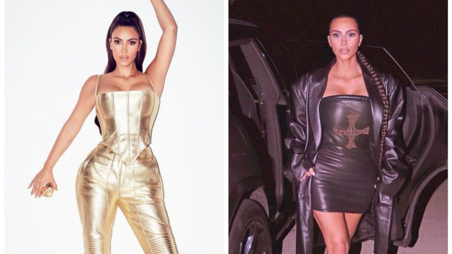 Top 5 hottest looks of Kim Kardashian in leather outfits 313194