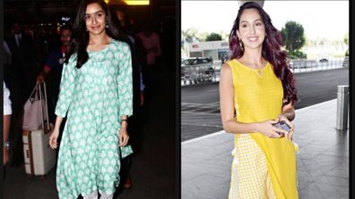 Top Divas With Desi Airport Looks: Shraddha Kapoor To Nora Fatehi, See Here