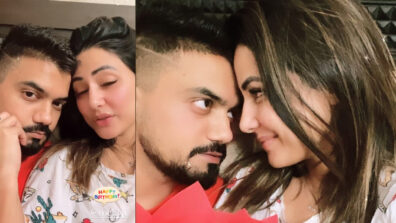 Valentine’s Day romance: Hina Khan caught on camera getting cosy and romantic with her husband in their bedroom, netizens love their chemistry