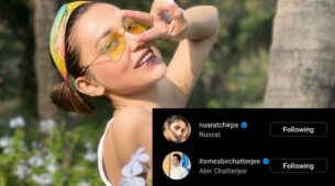 Vasant Panchami Special: Mimi Chakraborty rocks the yellow give in latest photo, Nusrat Jahan and Abir Chatterjee love it