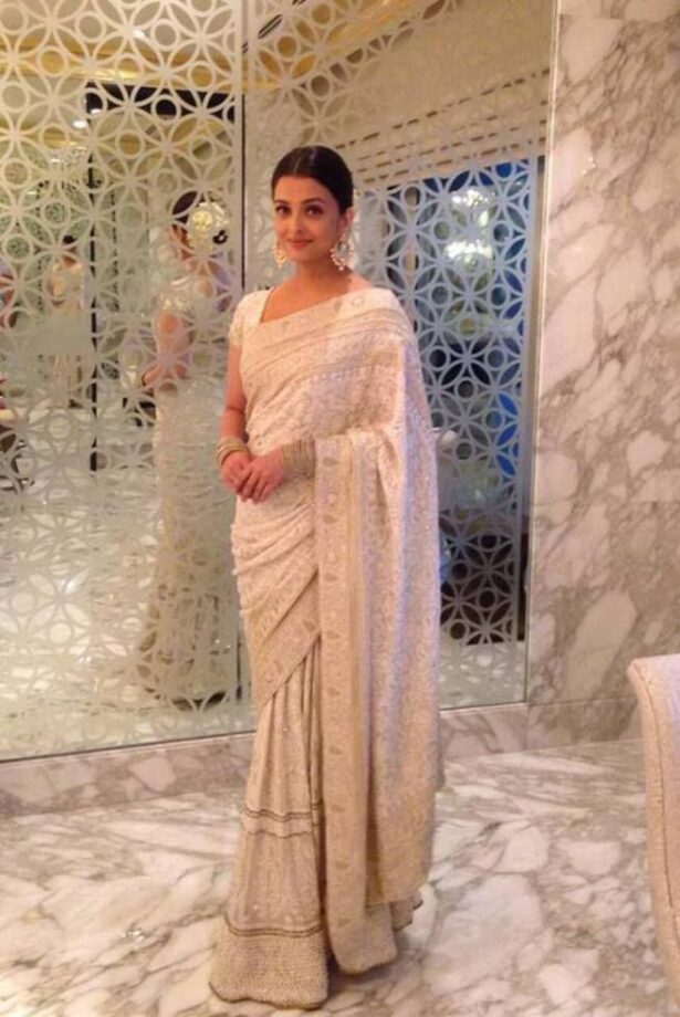 Vidya Balan, Kajol, Rani Mukerji & Aishwarya Rai’s Attractive Embellished Saree Looks  - 0