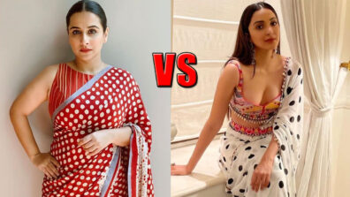 Vidya Balan Or Kiara Advani: Who Slew In Polka Dot Saree? Vote Now