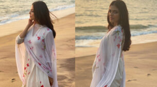 Want the perfect desi fashion look for the beach? Take style cues from Malavika Mohanan