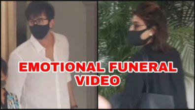 Watch Emotional Video: Ranbir & Neetu Kapoor spotted at Rajiv Kapoor’s funeral