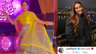 Watch Video: Naggin Krishna Mukherjee burns the dance floor with her oomph factor, Surbhi Jyoti finds it cute