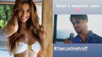 What a beautiful voice: Disha Patani is all praises for Tiger Shroff