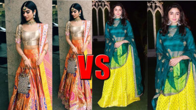 Who Looked Super-Hot In Banarasi Lehenga? Alia Bhatt Vs Khushi Kapoor, Vote Now!