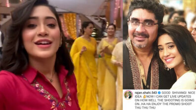 Yahan hamari shoo-ring ho ri hai: Shivangi Joshi caught on camera ‘pawring’ on sets during work time, producer Rajan Shahi has something to say