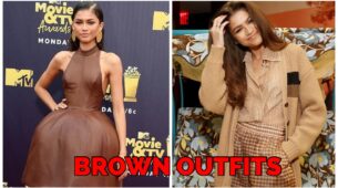 Zendaya In Brown Outfits, See Pictures