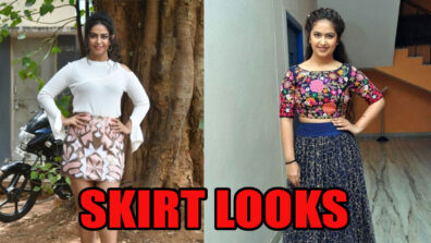 Avika Gor Slays In Printed Skirt Or Embellished Skirt, Vote Here