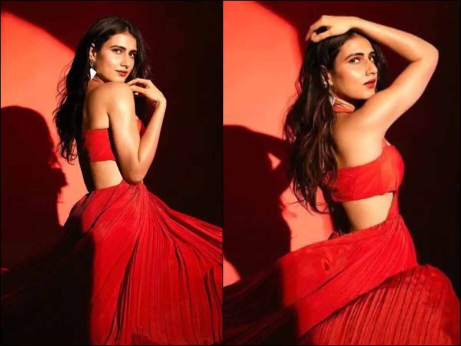 Katrina Kaif And Fatima Sana Sheikh Look Like Burning Fire In Red Backless Outfit - 1