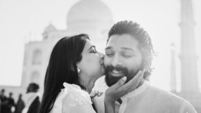 10 Years Of  Rollercoaster: Allu Arjun shares heartfelt romantic post for wifey on special day, netizens fall in love with their chemistry