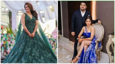 Neha Pendse Looks Glamorous In Her Engagement Forest Green Gown, See Picture