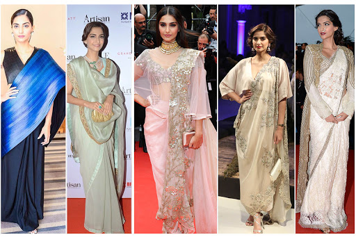 5 Times Bollywood Divas In Saree Looks Amazingly Gorgeous: Malaika Arora, Sonam Kapoor, Kriti Sanon - 2