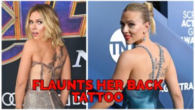 5 Times When Scarlett Johansson Flaunted Her Back Tattoo