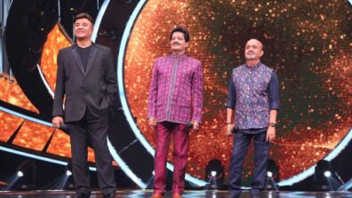 90s music superstars Anu Malik, Sameer and Udit Narayan on Indian Idol 12