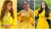 Amruta Khanvilkar Looks Beautiful In Bright Yellow Outfit