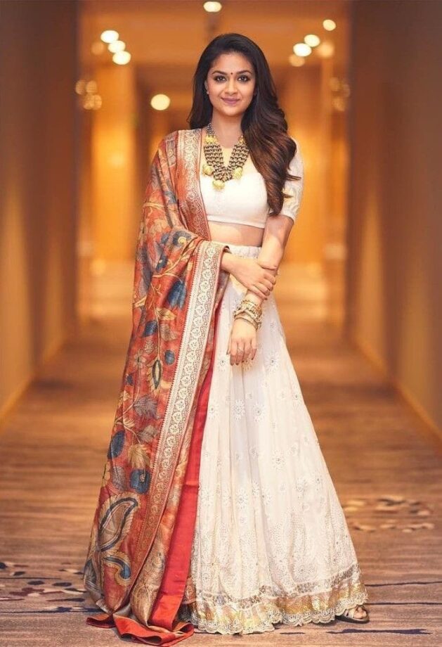 3 Looks Of Keerthy Suresh In Lehenga Which Will Stun You, See Here - 1