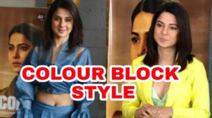 Hot Looks Of Jennifer Winget In Colour Block Outfits, Don’t Miss It