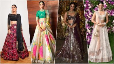 Cues From Kiara Advani To Karisma Kapoor To Get Majestic Lehenga Looks