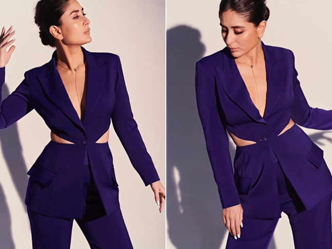 Aditi Rao Hydari In Lehenga Vs Priyanka Chopra In Mini Dress Vs Kareena Kapoor In Pantsuit: Which Purple Outfit Look Would You Like To Choose? - 2