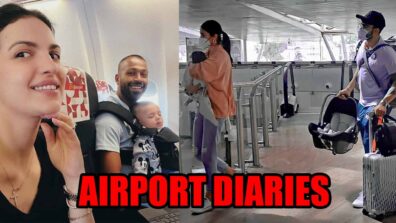 Airport diaries: Anushka Sharma, Virat Kohli with daughter Vamika, Hardik Pandya, Natasa Stankovic with son Agastya’s cute family moments