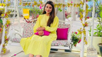 Akshara Singh Looks Simple And Pretty In Yellow Polka Dot Dress, See Pictures