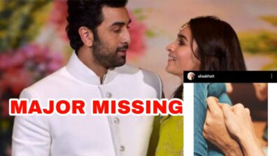 Alia Bhatt shares romantic photo of she & Ranbir Kapoor holding hands, calls it ‘major missing’ moment