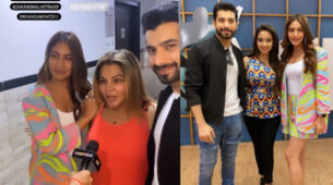 All Smiles: Rakhi Sawant, Ashi Singh, Sharad Malhotra & Surbhi Chandna look adorable together, fans go bananas