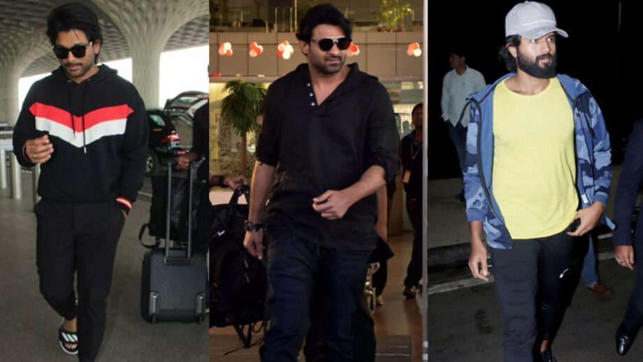 Allu Arjun Vs Prabhas Vs Vijay Deverakonda: Attractive airport casual styles that set fashion trends 793247