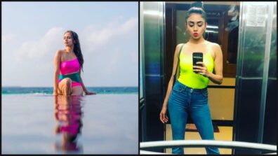 Amruta Khanvilkar Looks Radiant In Neon Outfits, See Pictures Here