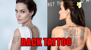 3 Times When Angelina Jolie Flaunted Her Back Tattoo
