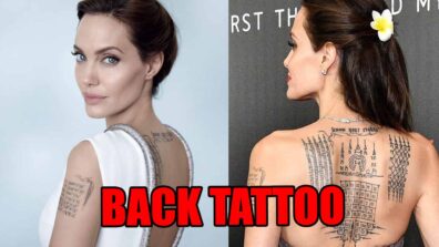 3 Times When Angelina Jolie Flaunted Her Back Tattoo