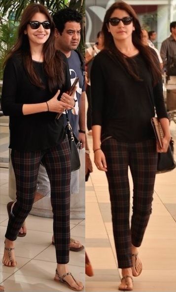 Anushka Sharma passes the bossy vibes in her plaid print outfits, see here - 0
