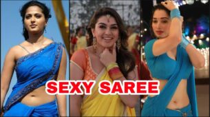 Anushka Shetty, Tamannaah Bhatia & Hansika Motwani’s Hottest Unseen Saree Moments To Fall In Love