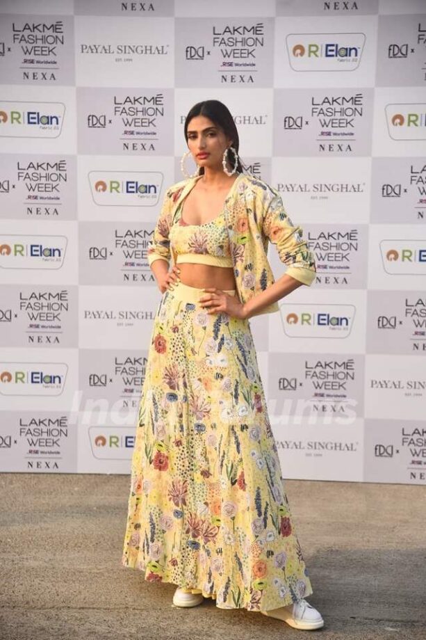 Athiya Shetty, Ananya Panday, Hina Khan To Pooja Hegde: Check Out Best Celebrities Looks At Lakme Fashion Week 2021 - 0