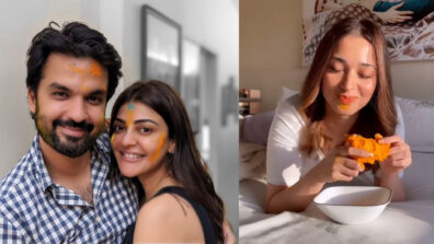 Holi 2021: This is how Kajal Aggarwal & Tamannaah Bhatia celebrated the special day with their loved ones