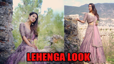 Avika Gor Looks Stunning In Embellished Lavender Lehenga, Must Have A Look