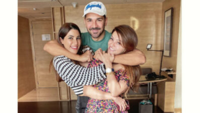 Awesome Bigg Boss Threesome: Abhinav Shukla caught on camera having a blast with wifey Rubina Dilaik & Nikki Tamboli together, check photos