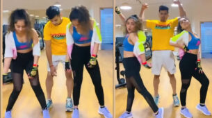 Awesome Threesome: This is what Aladdin fame Siddharth Nigam actually does inside gym with Surabhi-Samriddhi