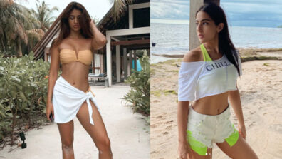 Beach Babes: Disha Patani & Sara Ali Khan stun fans in their beachwear fashion