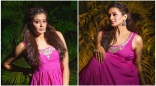 Beautiful Priya Mani Raj In Pink Dress: Netizens Can’t Take Off The Eyes, Pictures Here