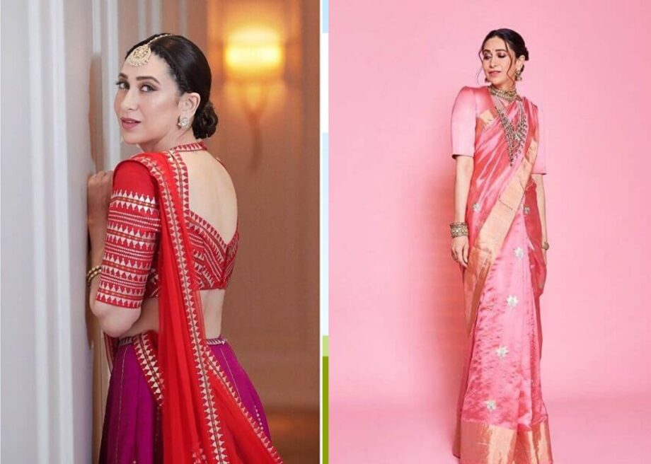 Beautiful Saree Looks Of Karisma Kapoor - 3