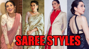 Beautiful Saree Looks Of Karisma Kapoor