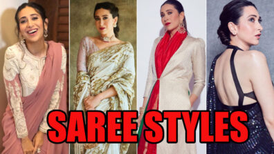 Beautiful Saree Looks Of Karisma Kapoor