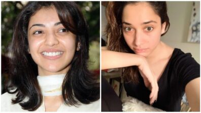 Beauty At Its Best! Kajal Aggarwal & Tamannaah Bhatia’s Minimal Makeup Look To Brighten Yourself Up