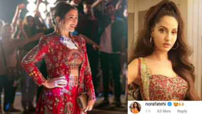 Beauty, pose, grace: Madhuri Dixit Nene stuns internet with her latest designer outfit avatar, Nora Fatehi can’t stop praising