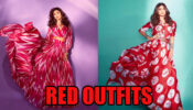 Beauty Shilpa Shetty Looks Pretty Gorgeous In Red Outfits With Brown Belt