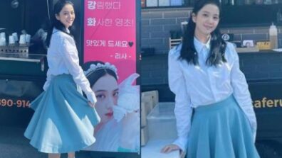 Blackpink’s Beauty Jisoo Looks Gorgeous In White Shirt With Blue Skirt: See Picture