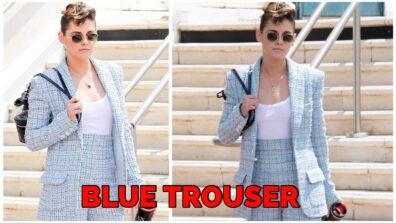 Blue Trouser Looks Of Kristen Stewart Are Here